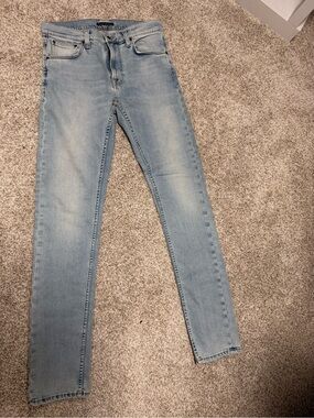 Men’s Nudie Light Wash Skinny Jeans - 31x36